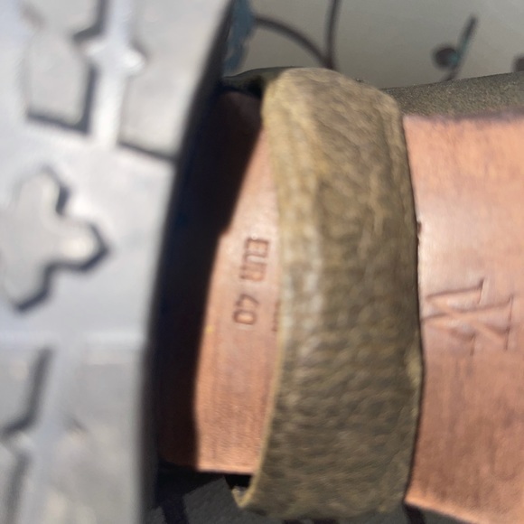 Vera Wang olive green suede motorcycle boots size 9 EUR 40 - Picture 7 of 13